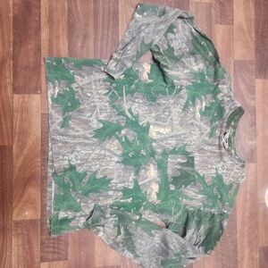 Mossy Oak Green and Brown Camo Long Sleeve Shirt
